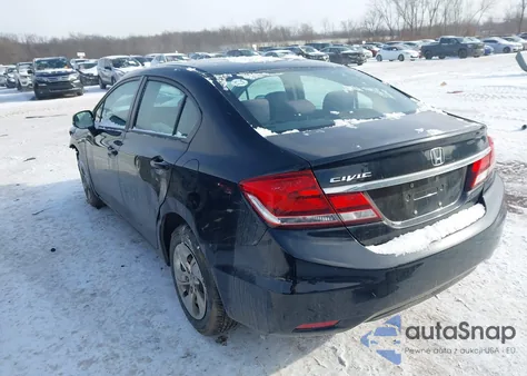 2013 Honda Civic Lx из США, поврежденный, VIN 19XFB2E53DE099415